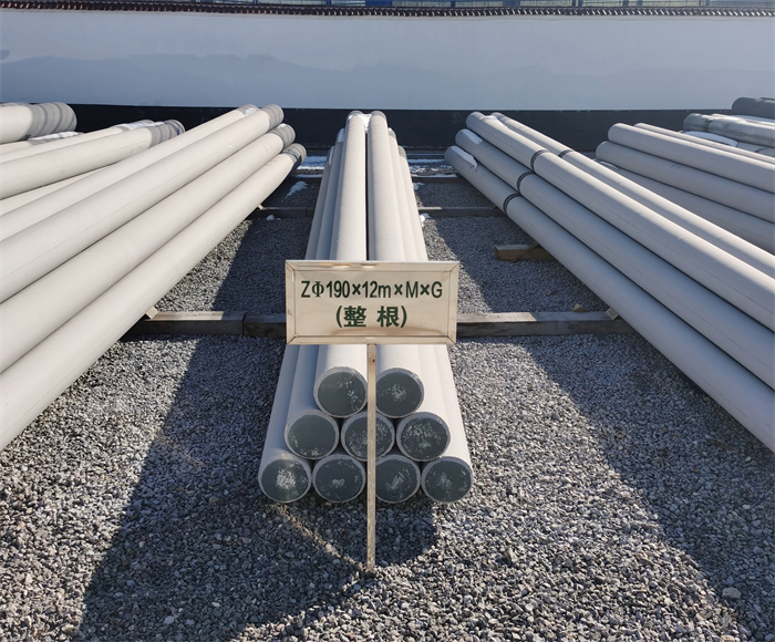 荷塘190×12米钢筋混凝土水泥电线杆